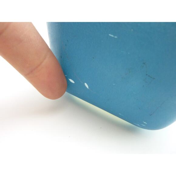 Pyrex Blue Refrigerator Dish Ribbed Lid 502 B Vintage - Picture 4 of 6